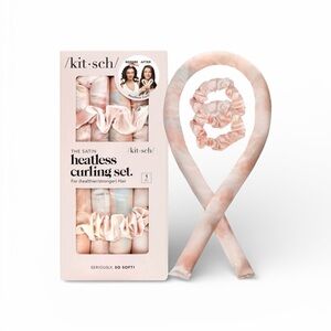 Kitsch Sunset Tie Dye Satin Heatless Curling Set